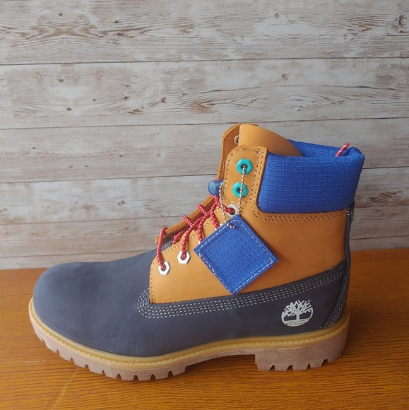 TIMBERLAND MEN’S PREMIUM WATERPROOF BOOT WHEAT NUB - Picture 7 of 8